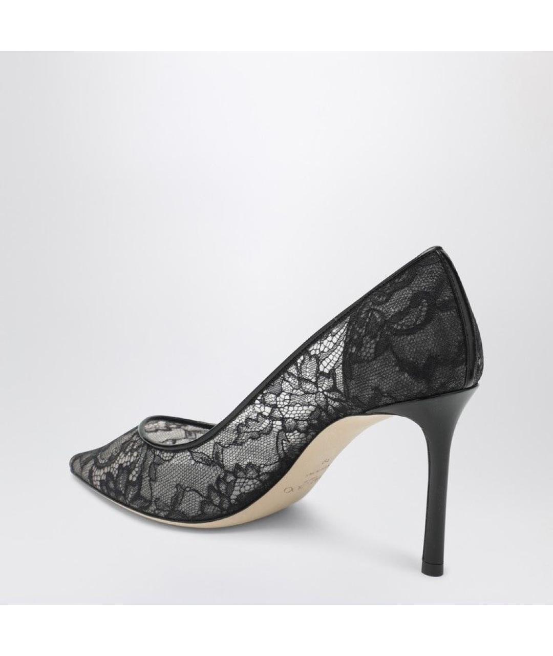 JIMMY CHOO Черные кожаные туфли, фото 3