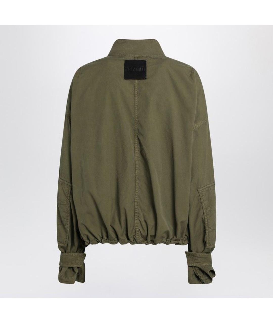 THE ATTICO Зеленая хлопковая куртка, фото 2