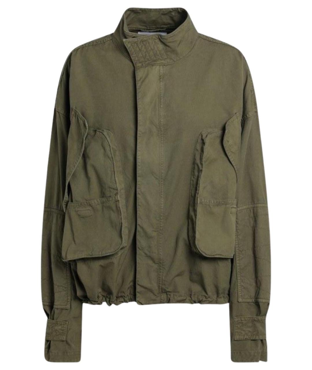 THE ATTICO Зеленая хлопковая куртка, фото 1