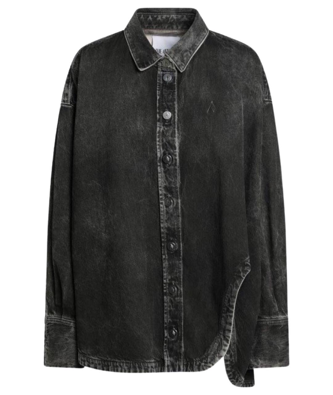 THE ATTICO Черная хлопковая рубашка, фото 1