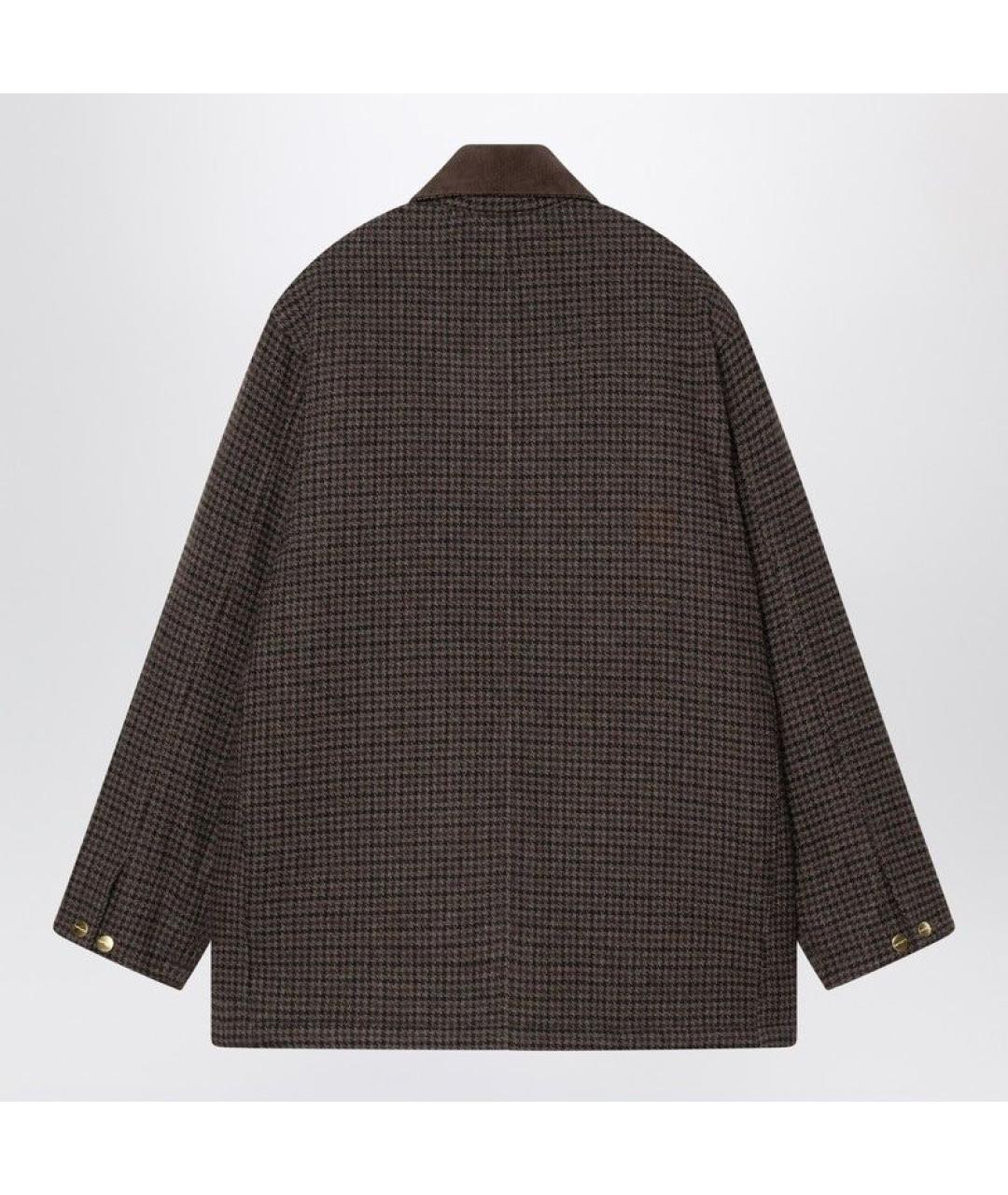 CARHARTT WIP Коричневое полиэстеровое пальто, фото 2