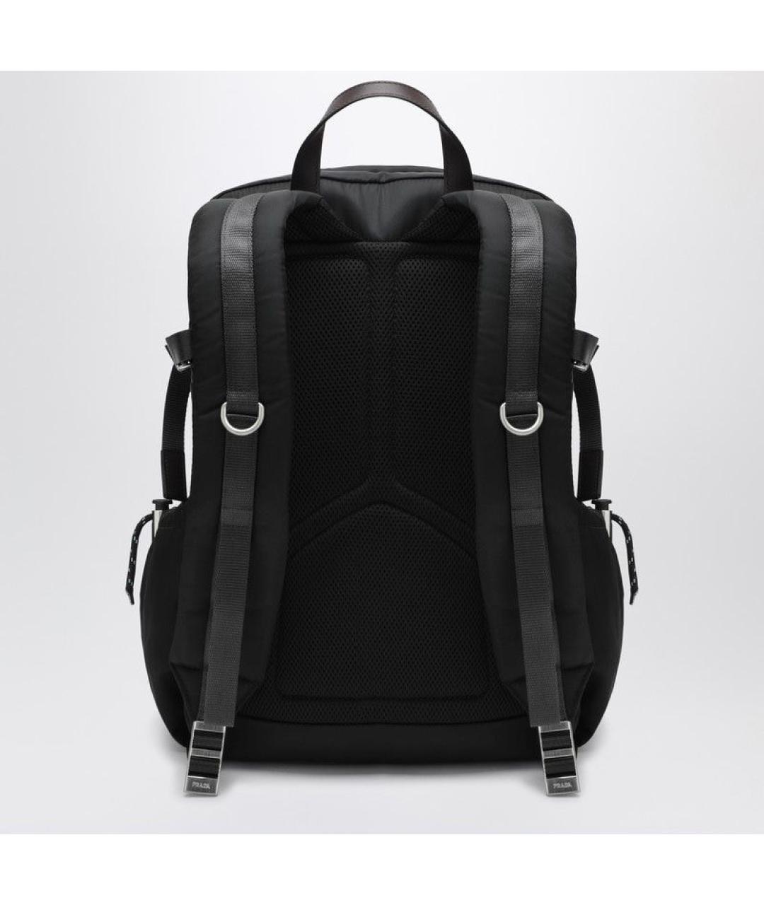 PRADA Черный тканевый рюкзак, фото 2