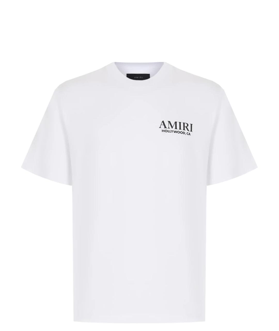 AMIRI Белая хлопковая футболка, фото 1