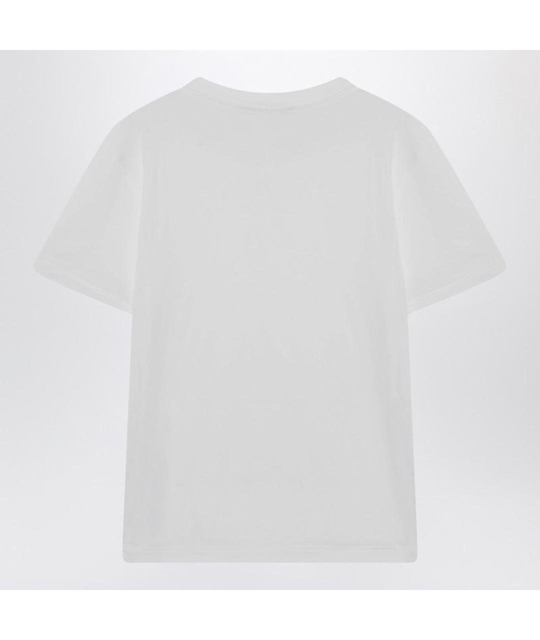 PRADA Белая хлопковая футболка, фото 2