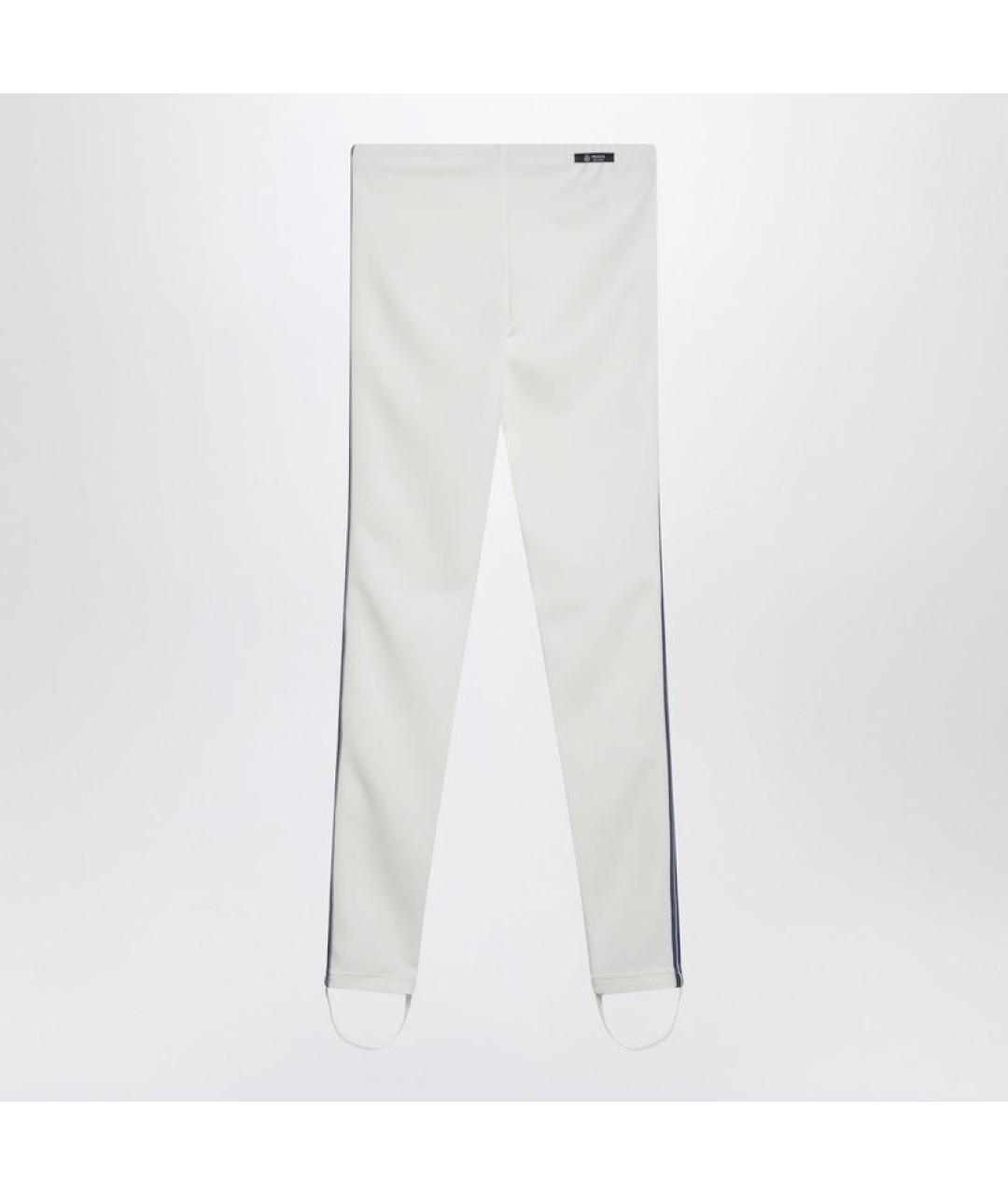 PRADA Белые полиэстеровые леггинсы и велосипедки, фото 2