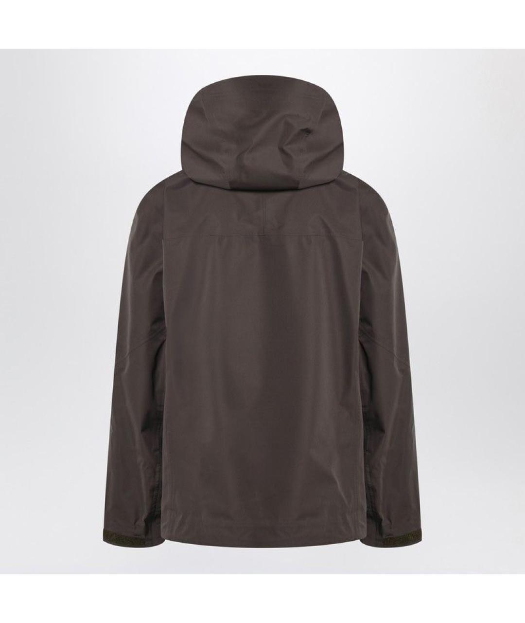 PRADA Зеленая полиэстеровая куртка, фото 2