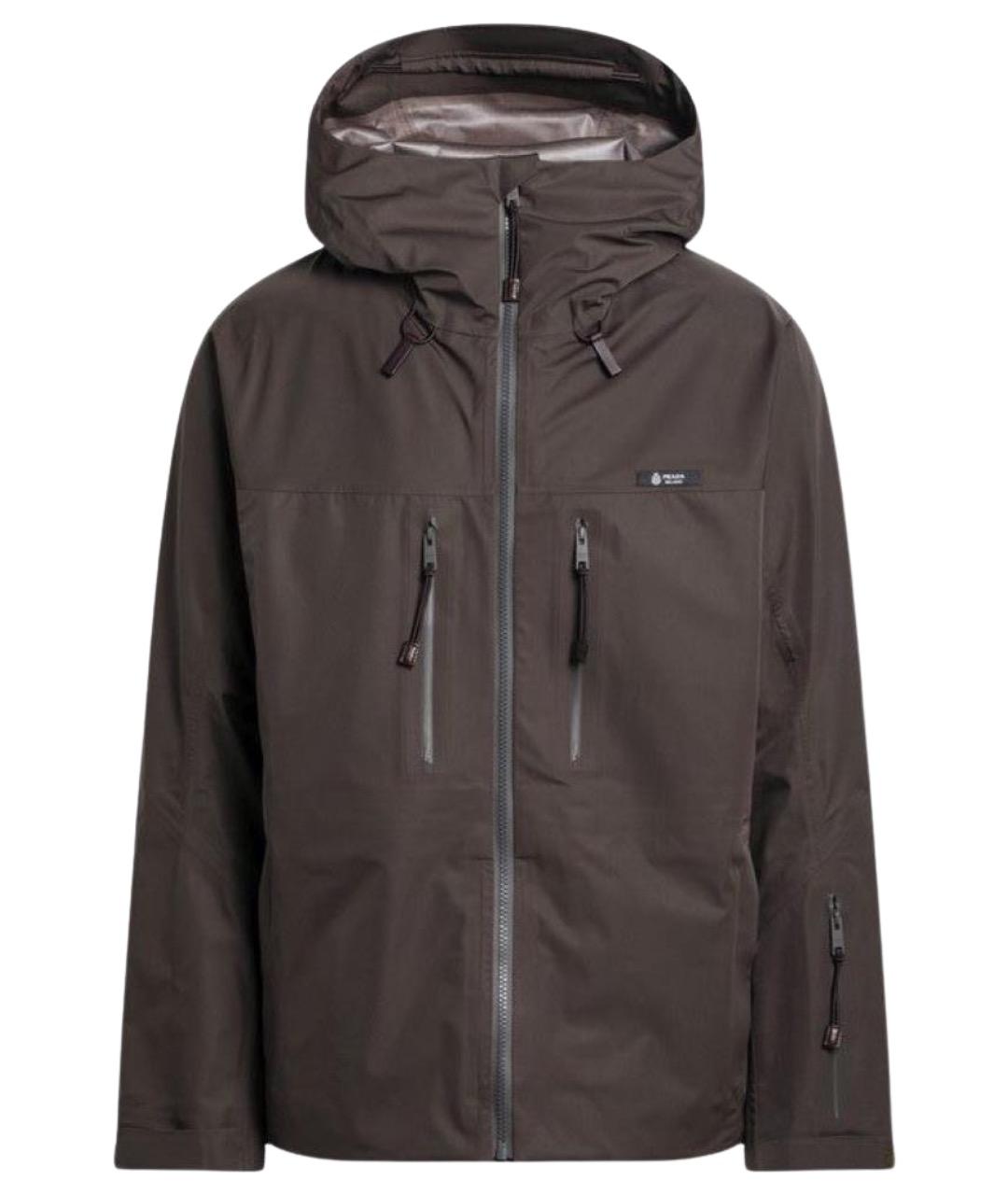 PRADA Зеленая полиэстеровая куртка, фото 1