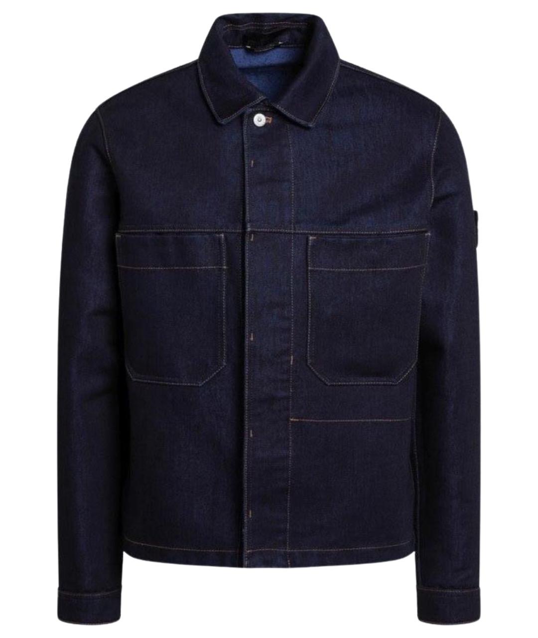 STONE ISLAND Синяя хлопковая куртка, фото 1