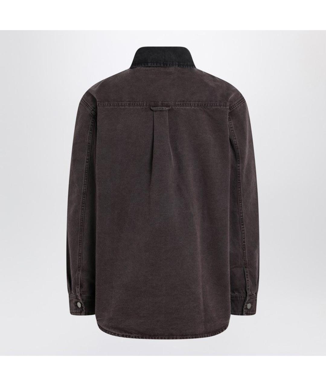 CARHARTT WIP Коричневая хлопковая куртка, фото 2