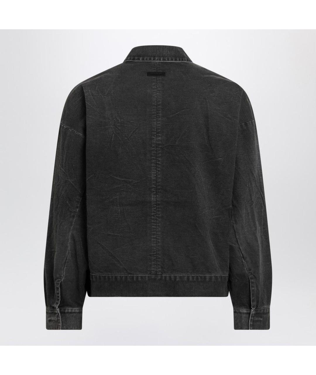 FEAR OF GOD Черная хлопковая куртка, фото 2