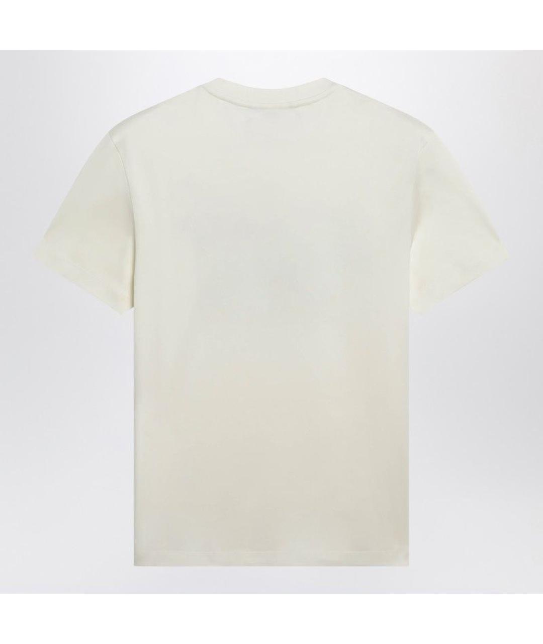 FENDI Белая хлопковая футболка, фото 2