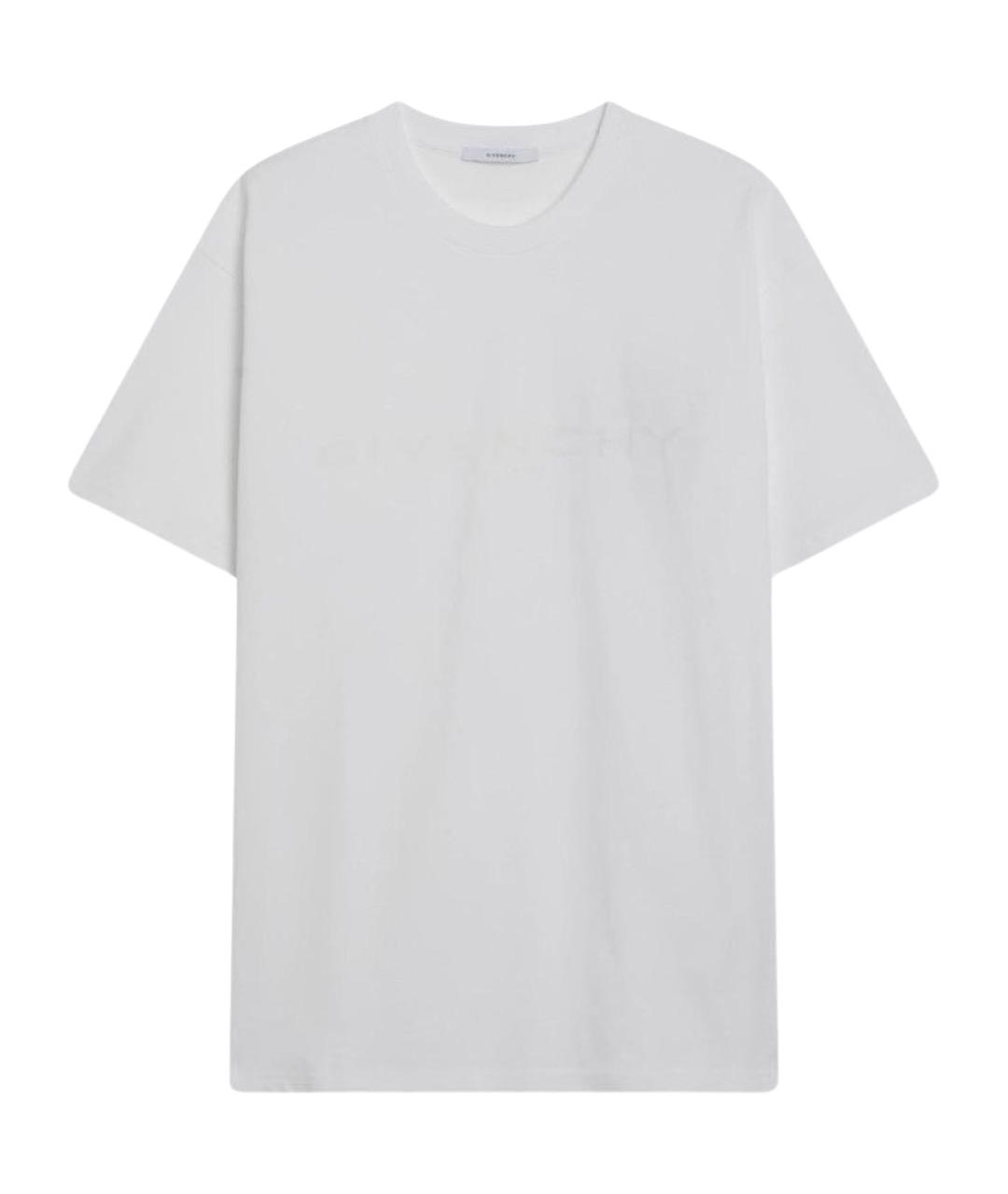 GIVENCHY Белая хлопковая футболка, фото 1