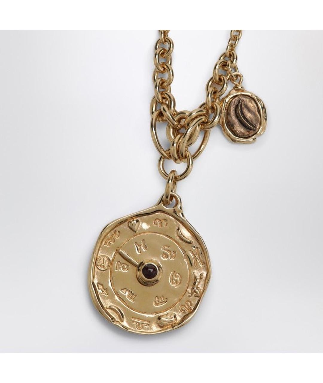 CHLOE Золотая металлическая подвеска, фото 2