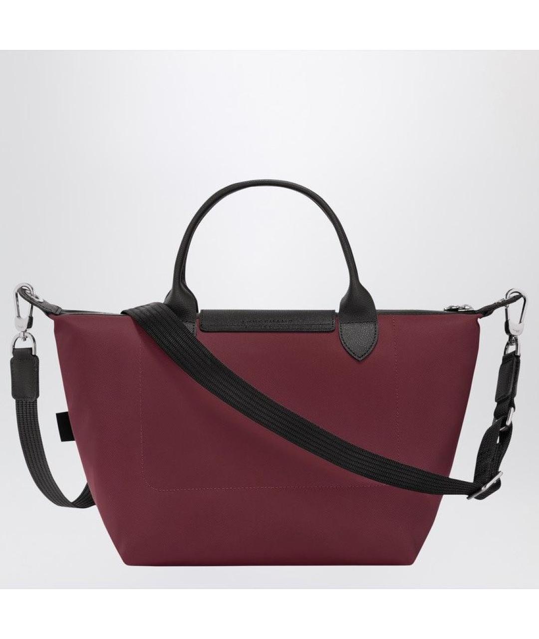 LONGCHAMP Бордовая сумка с короткими ручками, фото 2