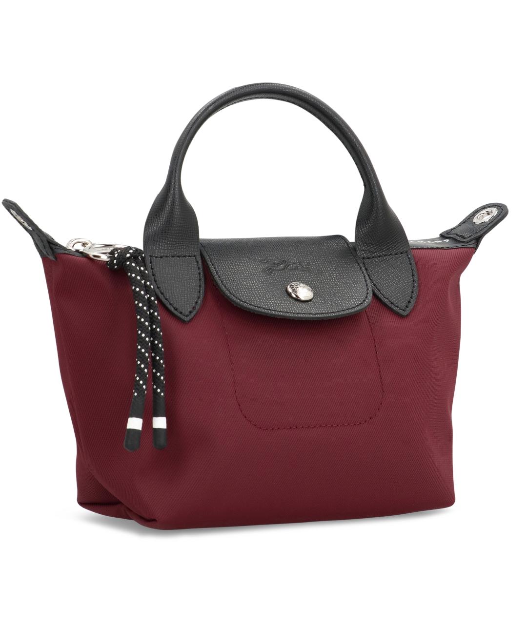 LONGCHAMP Бордовая сумка с короткими ручками, фото 2