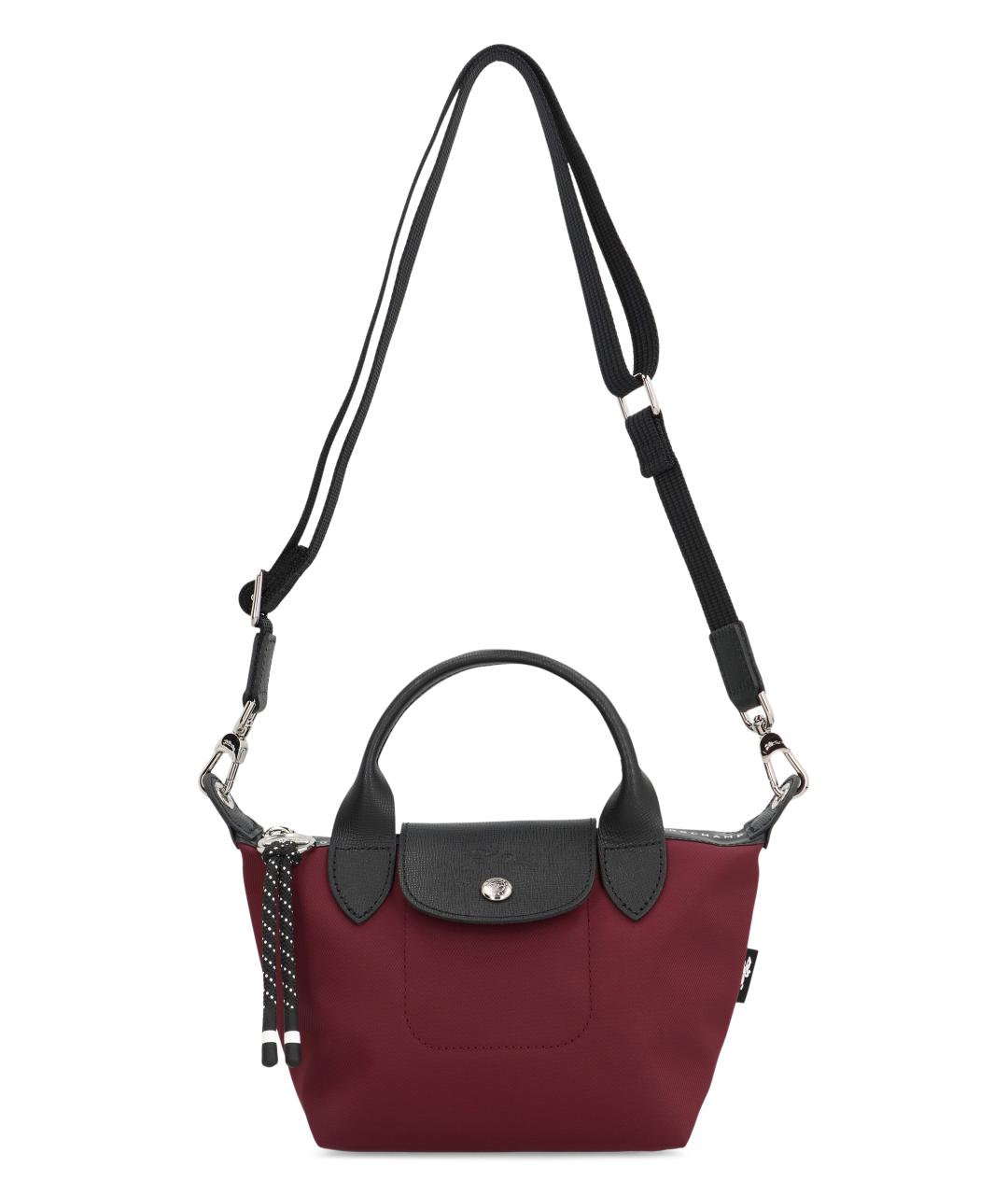 LONGCHAMP Бордовая сумка с короткими ручками, фото 4