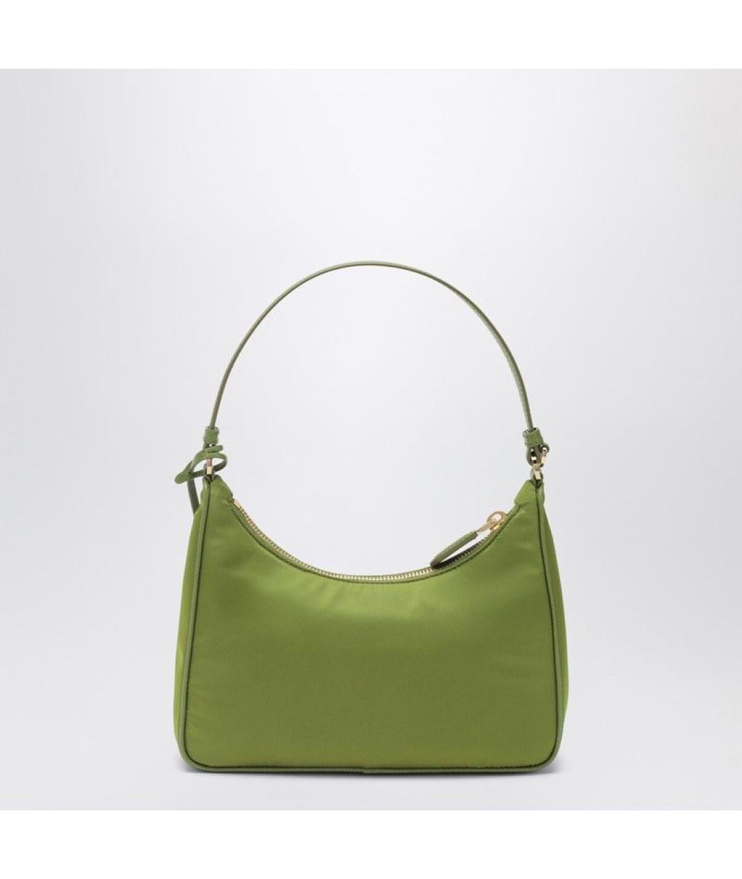 PRADA Зеленая сумка с короткими ручками, фото 2