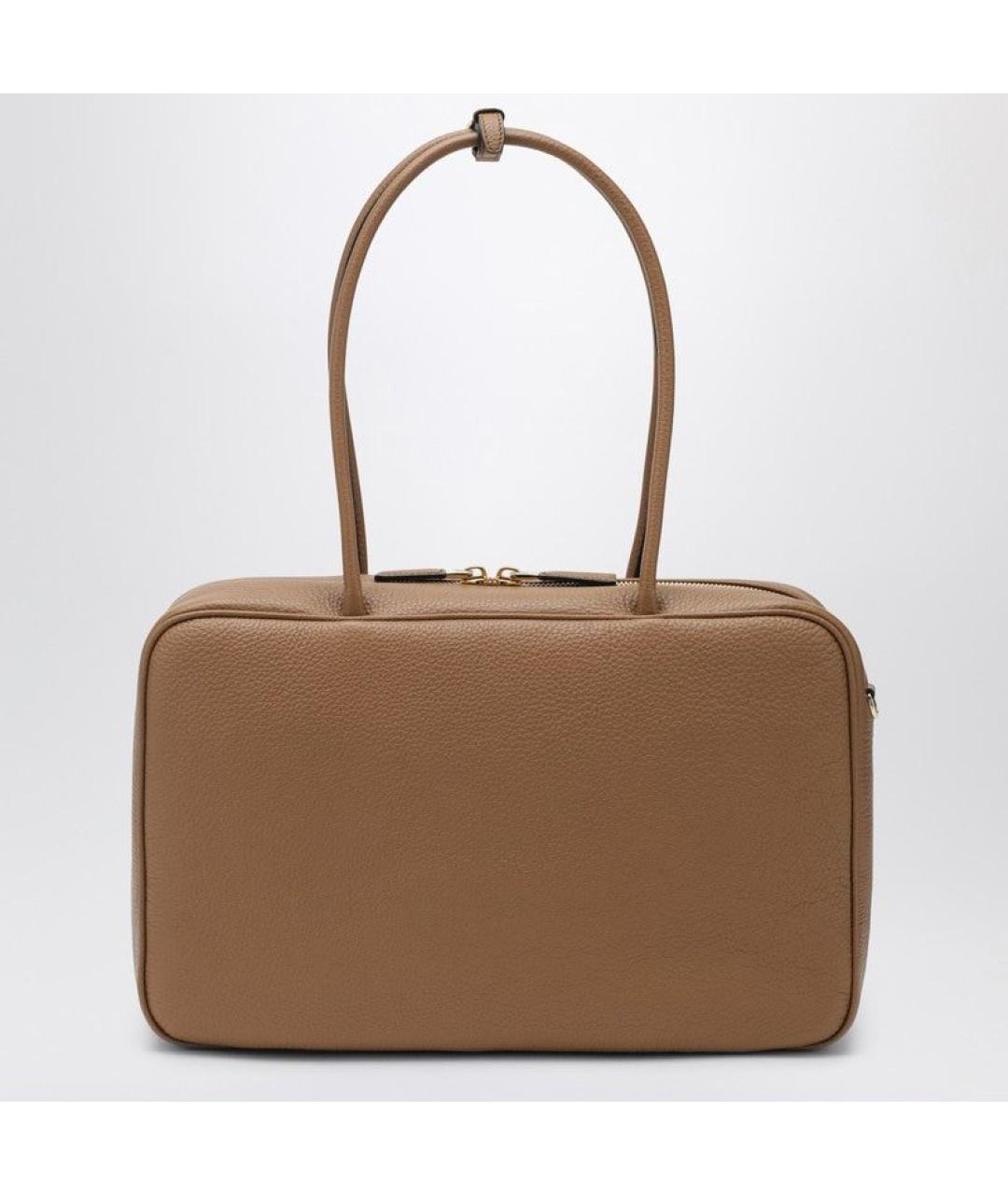 PRADA Бежевая кожаная сумка через плечо, фото 2