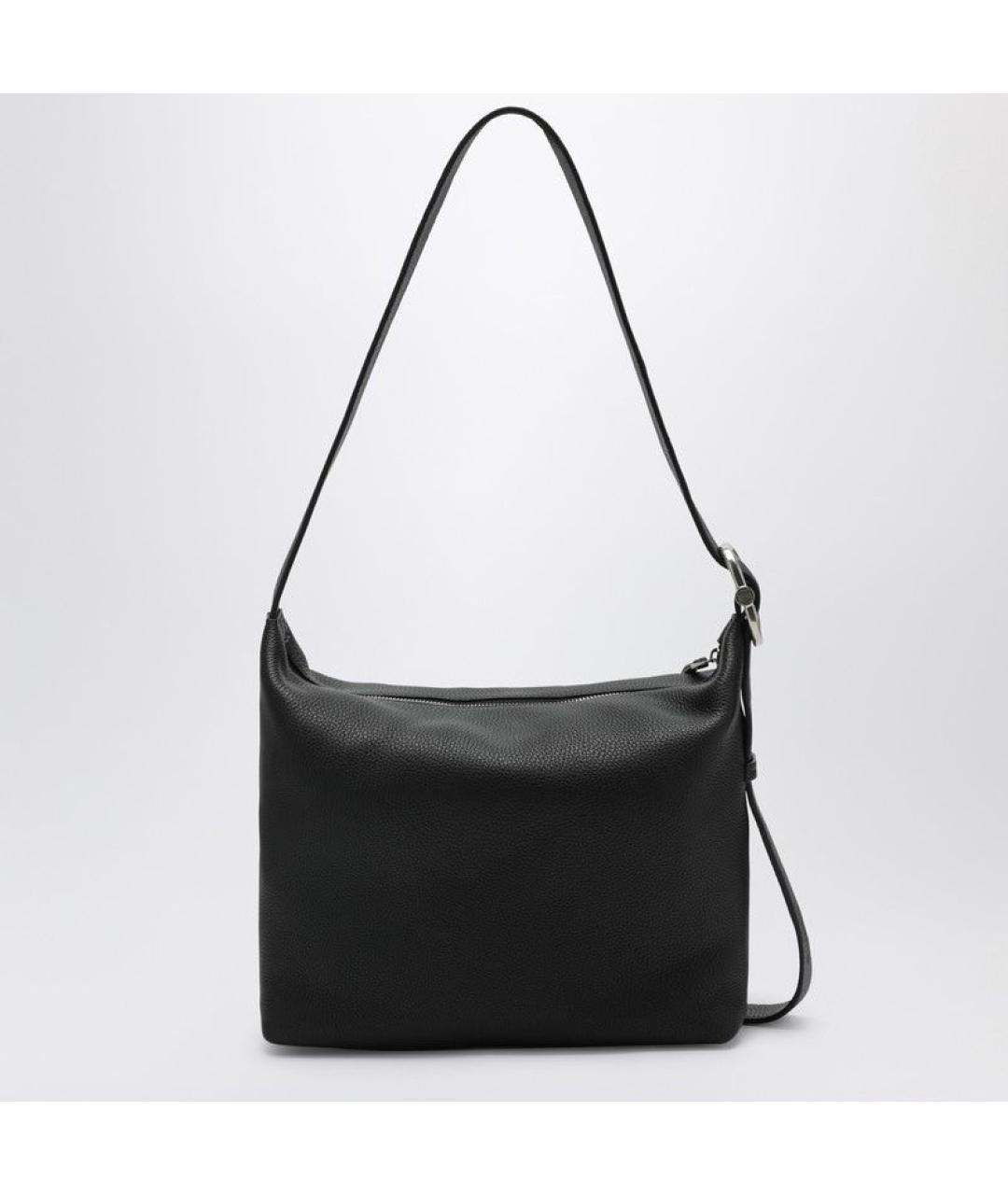 LOEWE Черная кожаная сумка на плечо, фото 2