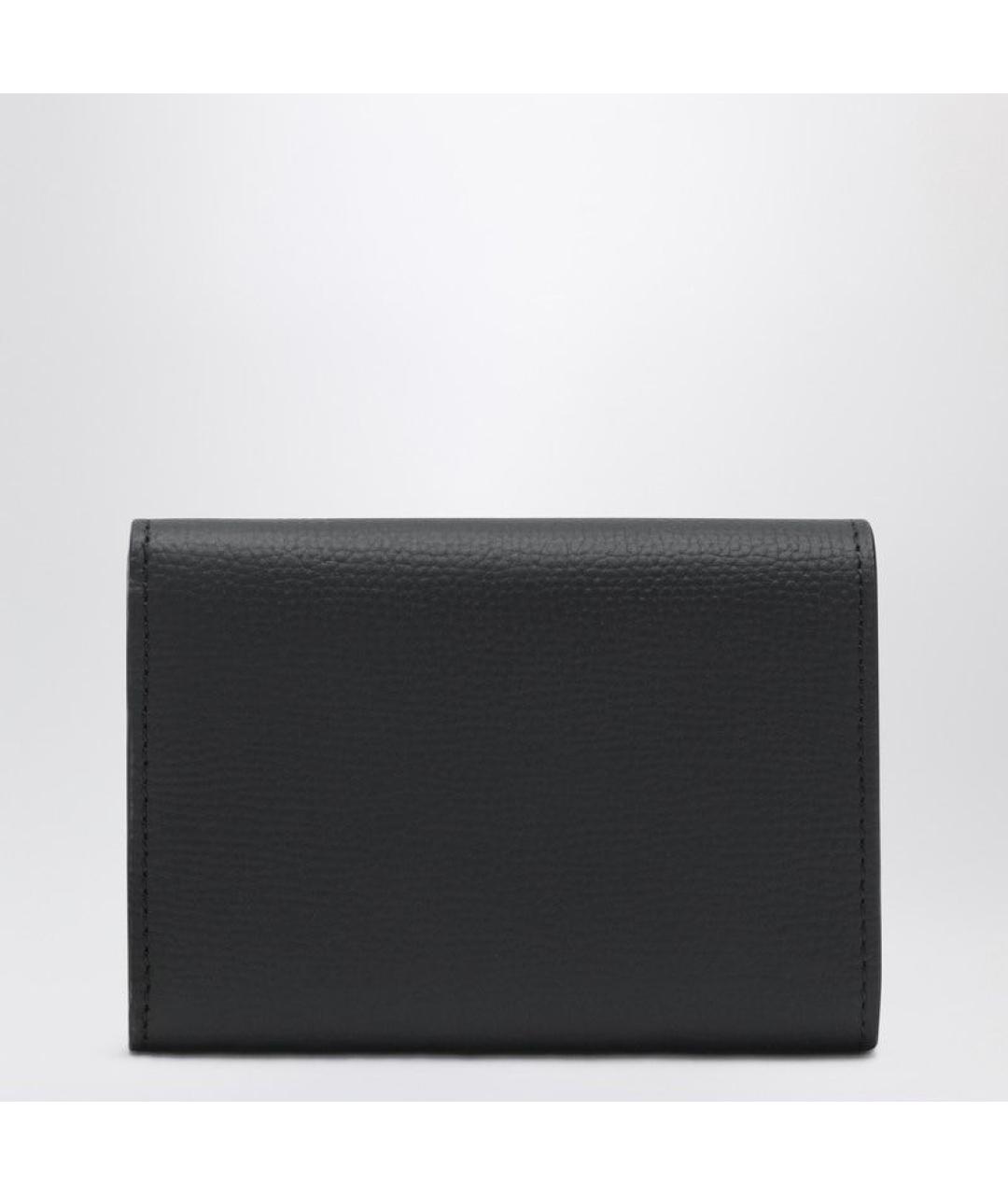 LOEWE Черный кожаный кошелек, фото 2