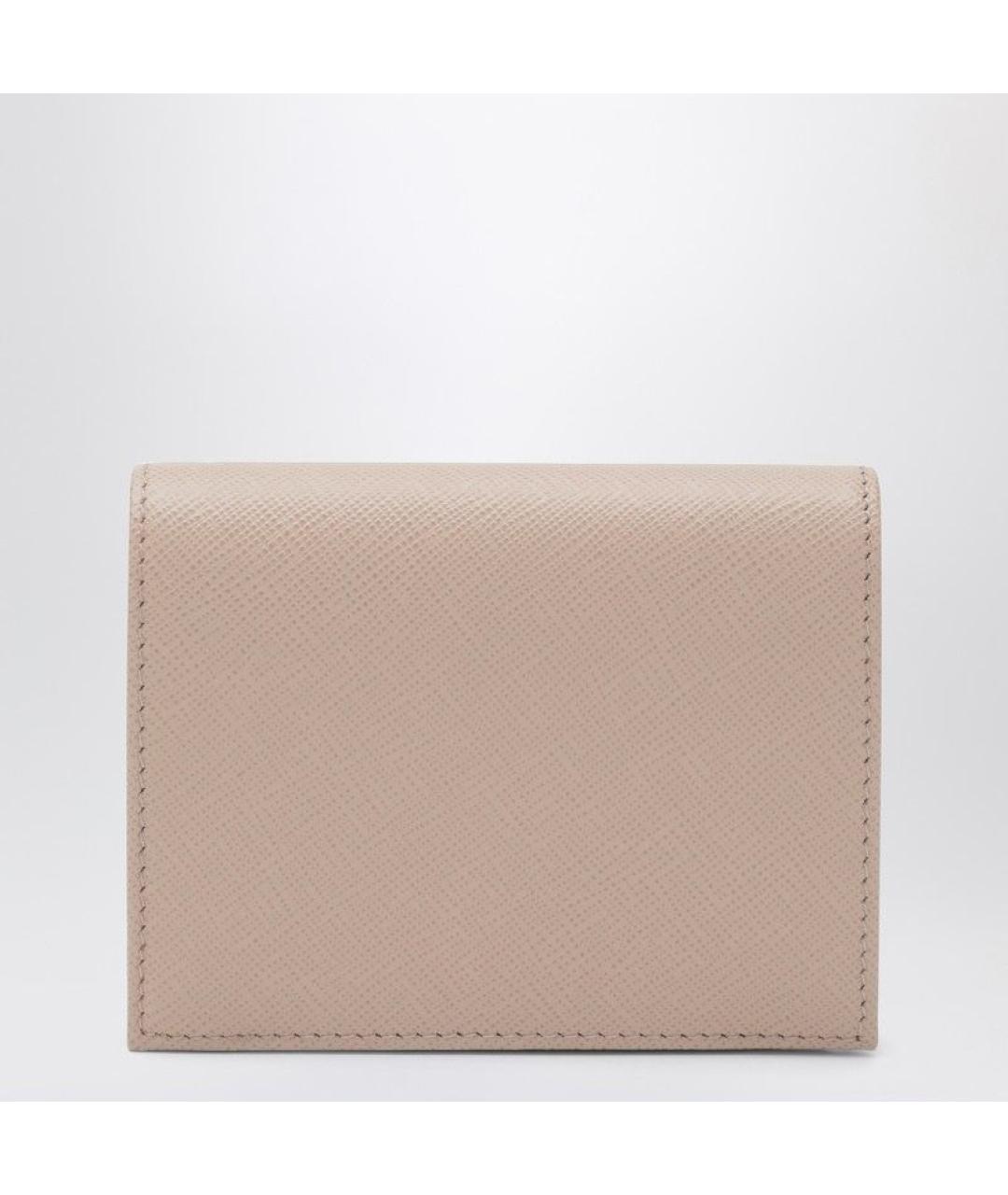 PRADA Розовый кожаный кошелек, фото 2