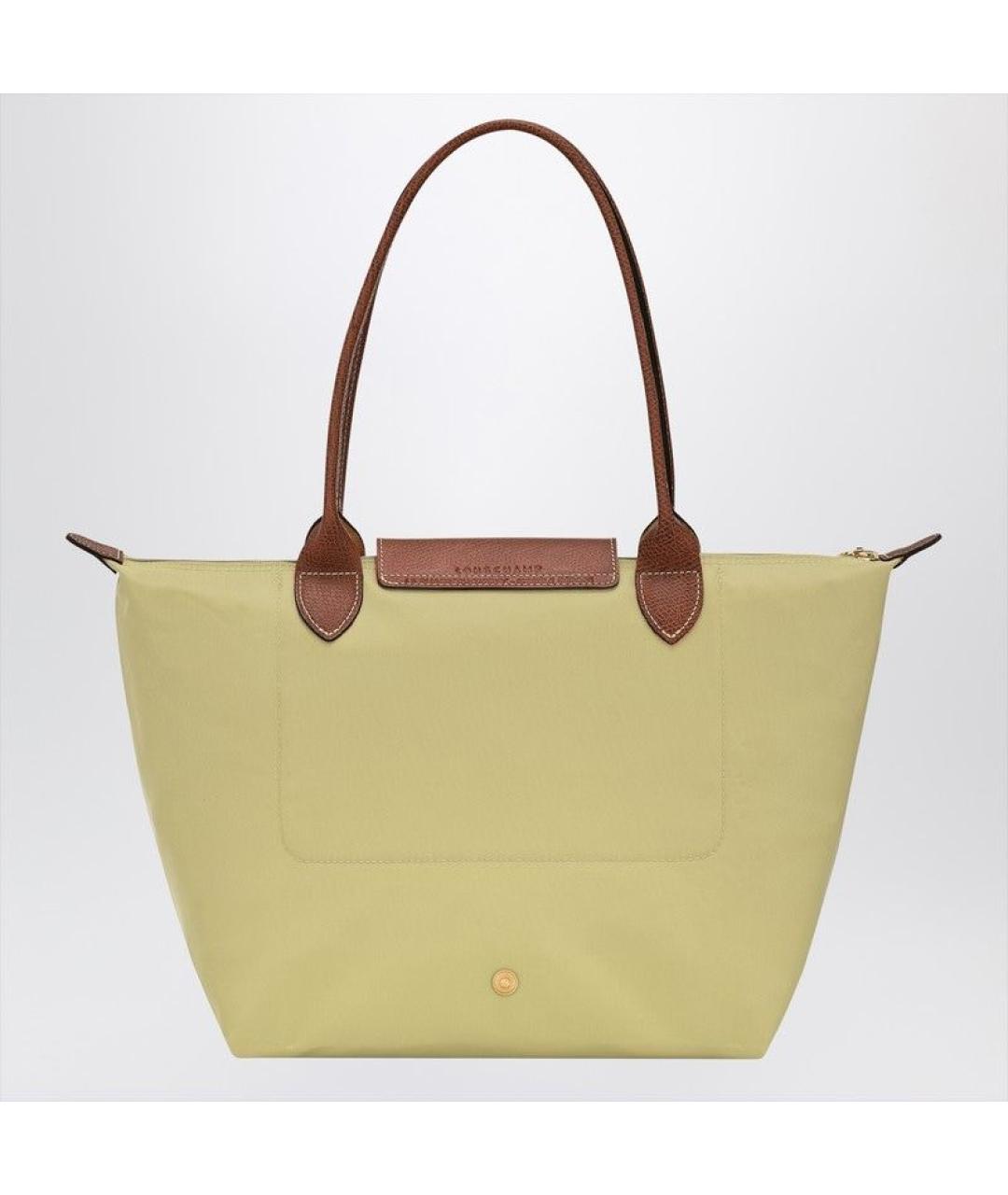 LONGCHAMP Зеленая кожаная сумка через плечо, фото 2