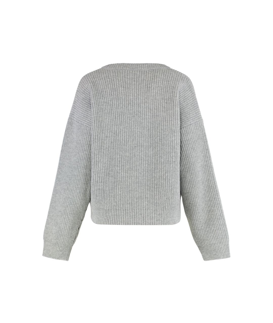 CELINE Серый шерстяной джемпер / свитер, фото 2