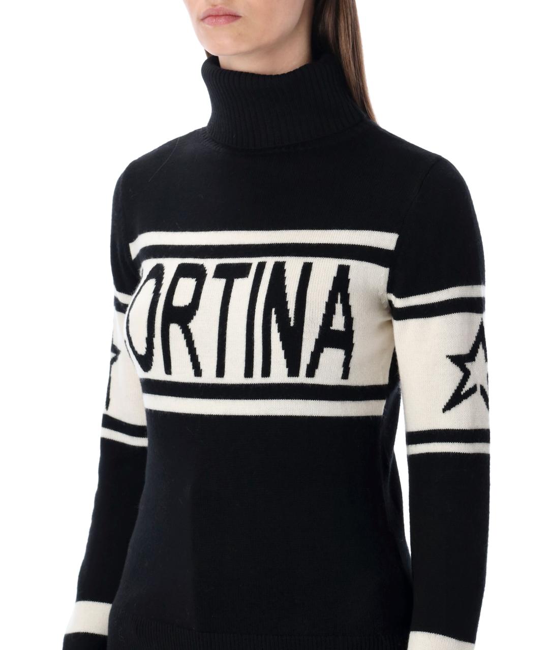 PERFECT MOMENT Черный шерстяной джемпер / свитер, фото 4