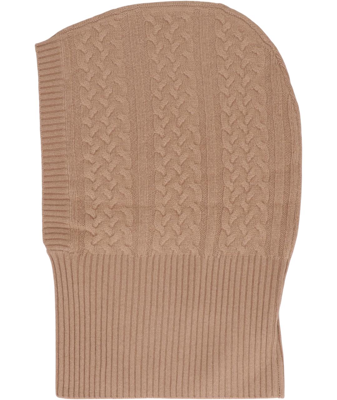 MAX MARA Бежевая кашемировая шапка, фото 3
