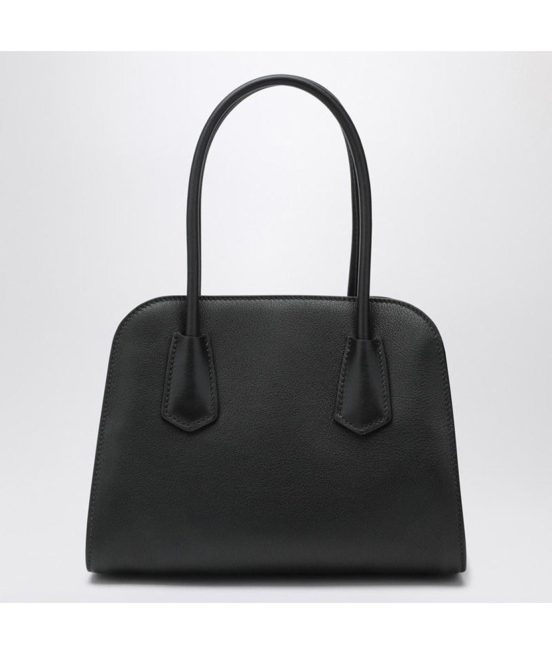 PRADA Черная кожаная сумка тоут, фото 2