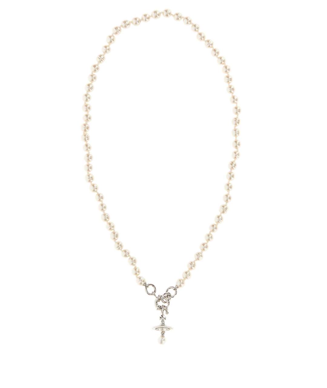 VIVIENNE WESTWOOD Белая жемчужная подвеска, фото 1