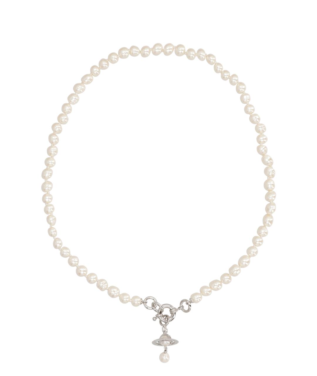 VIVIENNE WESTWOOD Белая жемчужная подвеска, фото 3