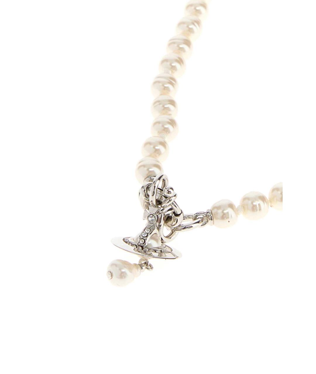 VIVIENNE WESTWOOD Белая жемчужная подвеска, фото 2