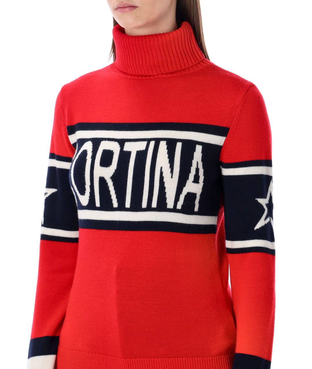 PERFECT MOMENT Красный шерстяной джемпер / свитер, фото 4