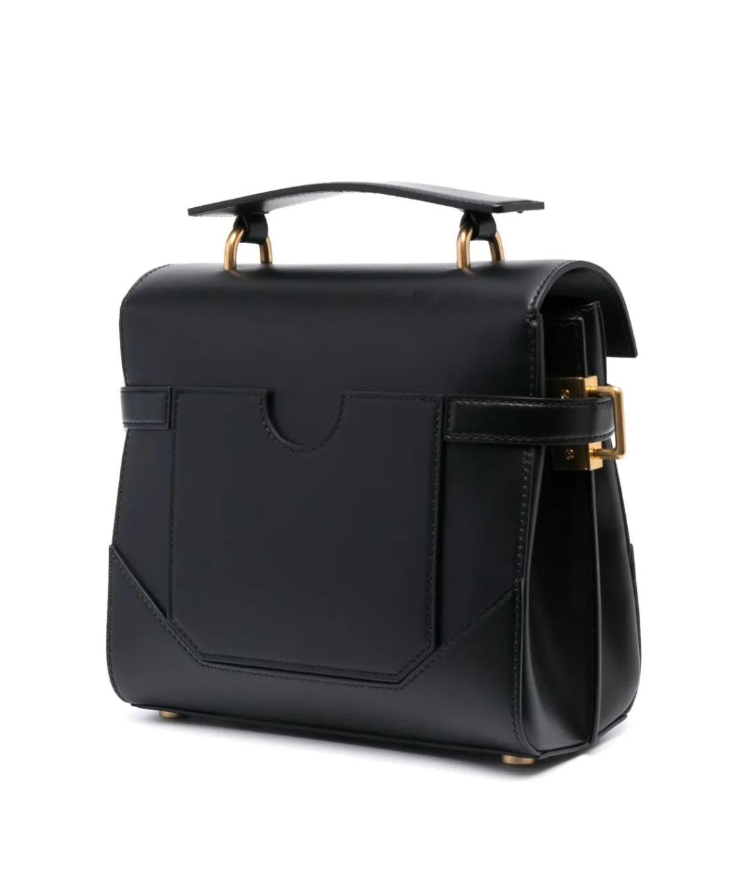 BALMAIN Черная кожаная сумка через плечо, фото 5