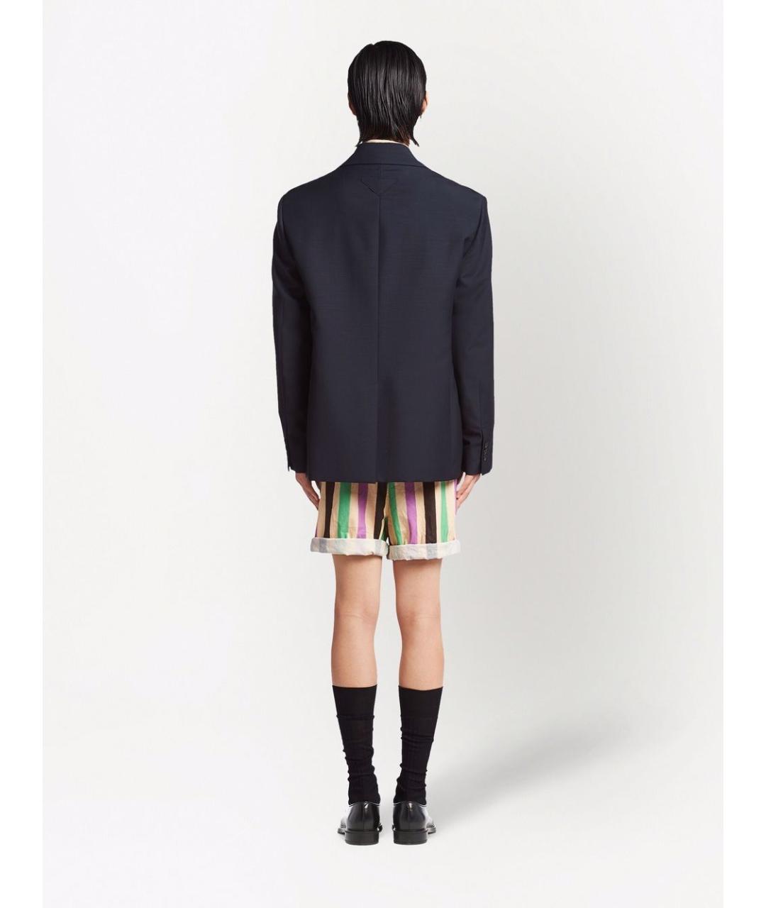 PRADA Синий шерстяной пиджак, фото 3