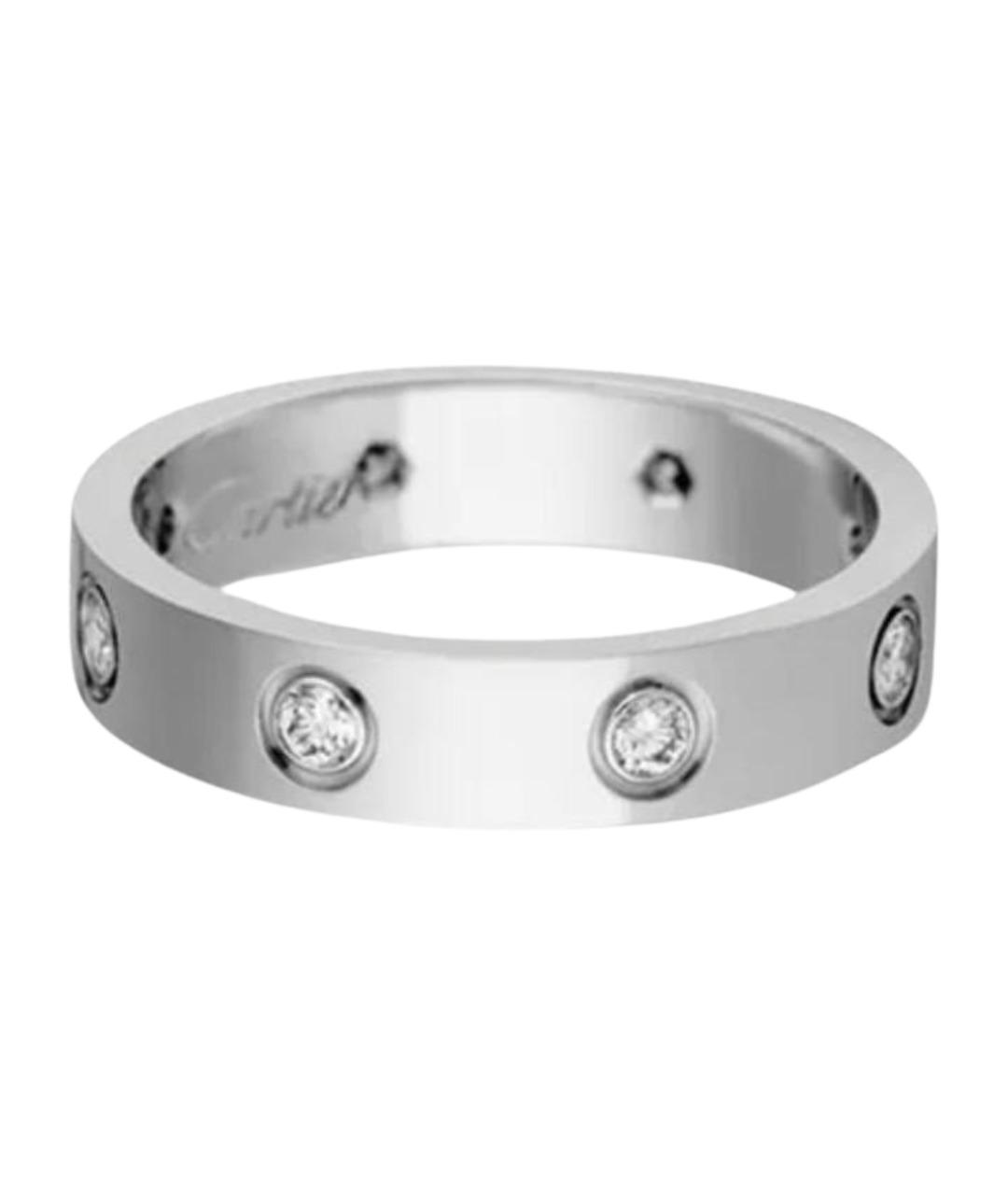 CARTIER Серебряное кольцо из белого золота, фото 1