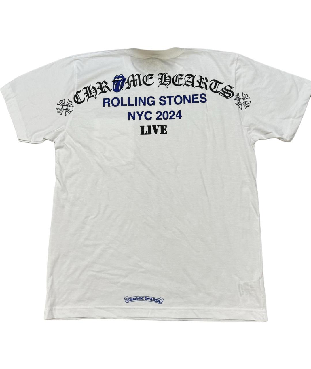 CHROME HEARTS Белая хлопковая футболка, фото 2