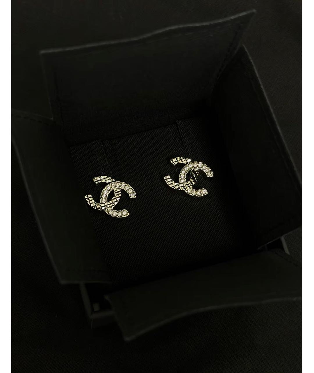 CHANEL Золотые позолоченные серьги, фото 4