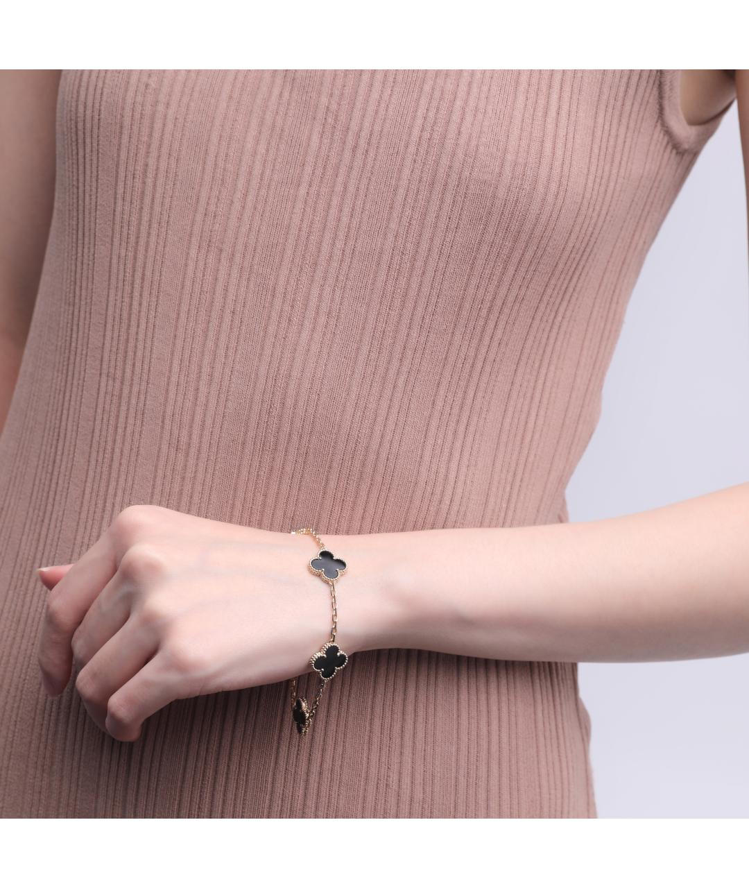 VAN CLEEF & ARPELS Золотой браслет из желтого золота, фото 4