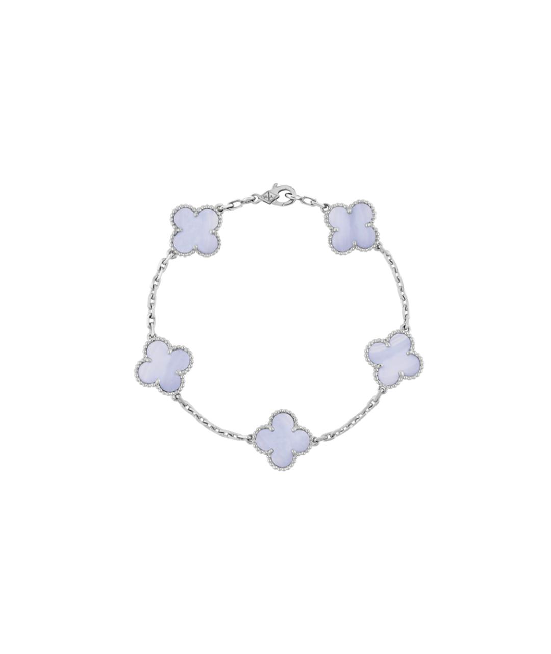 VAN CLEEF & ARPELS Серебрянный браслет из белого золота, фото 2