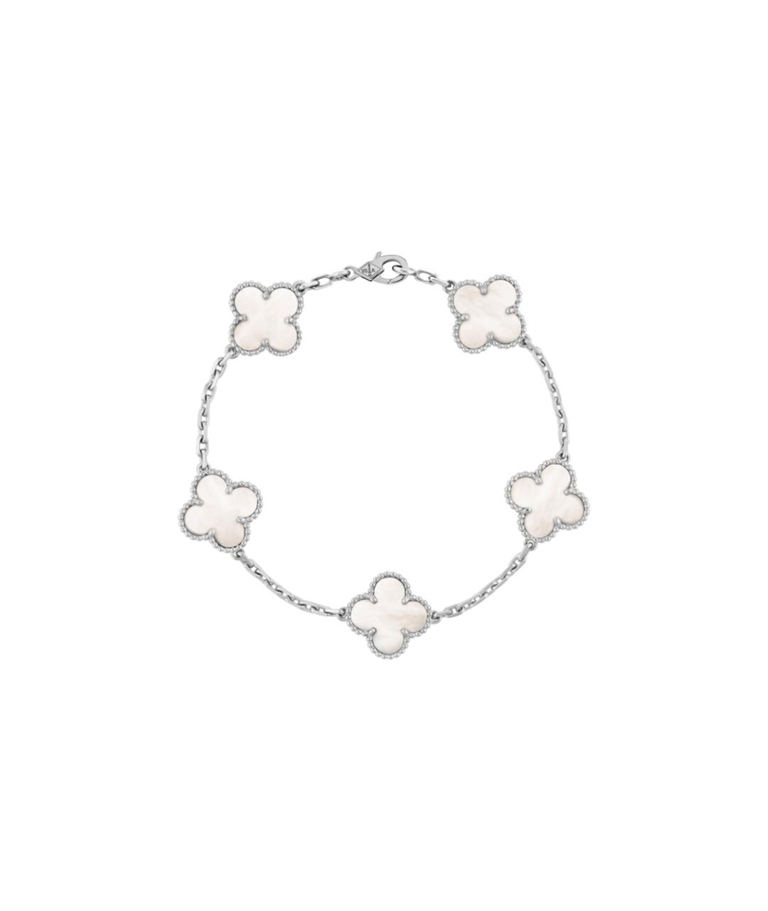 VAN CLEEF & ARPELS Серебрянный браслет из белого золота, фото 2