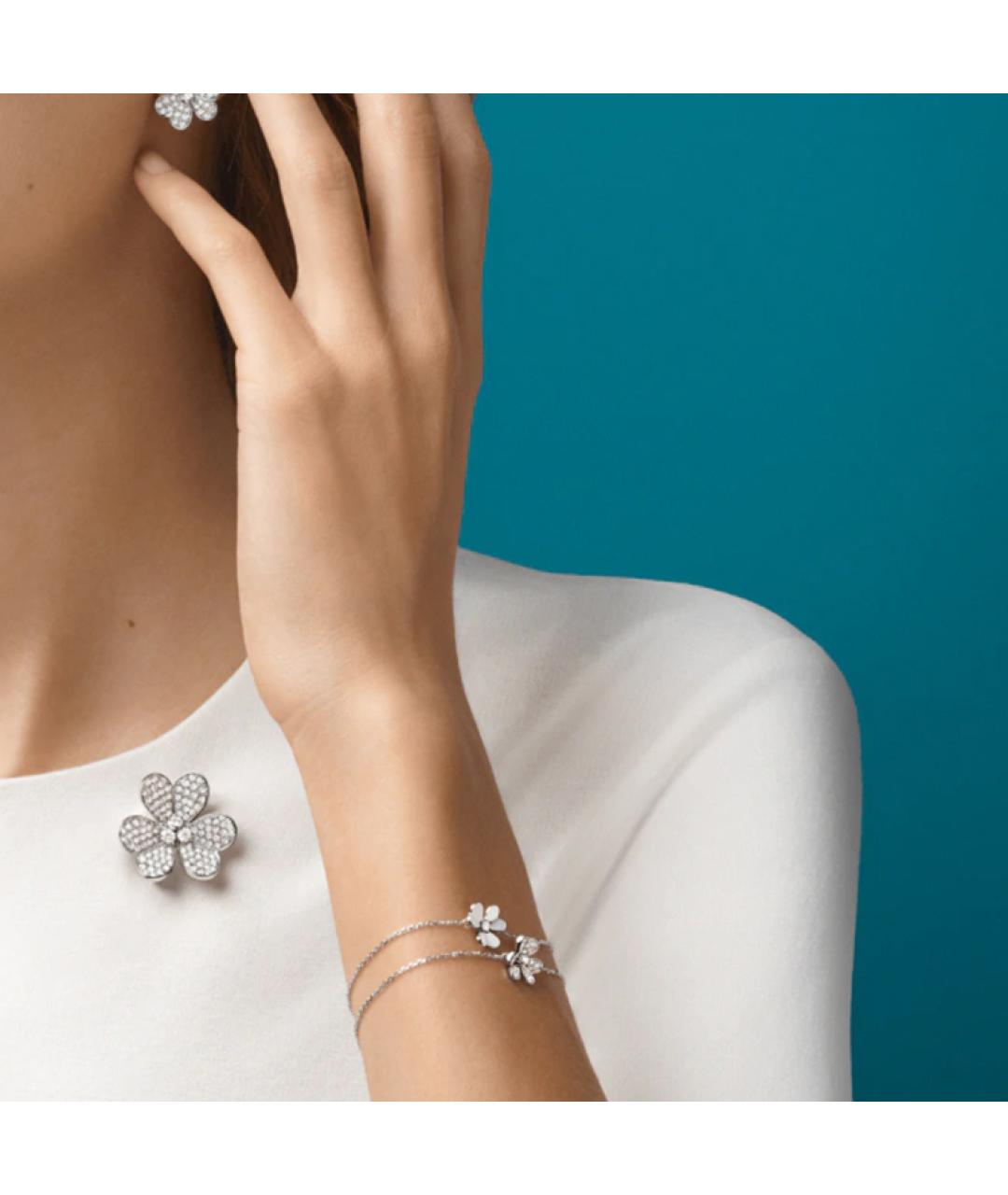 VAN CLEEF & ARPELS Серебрянный браслет из белого золота, фото 2