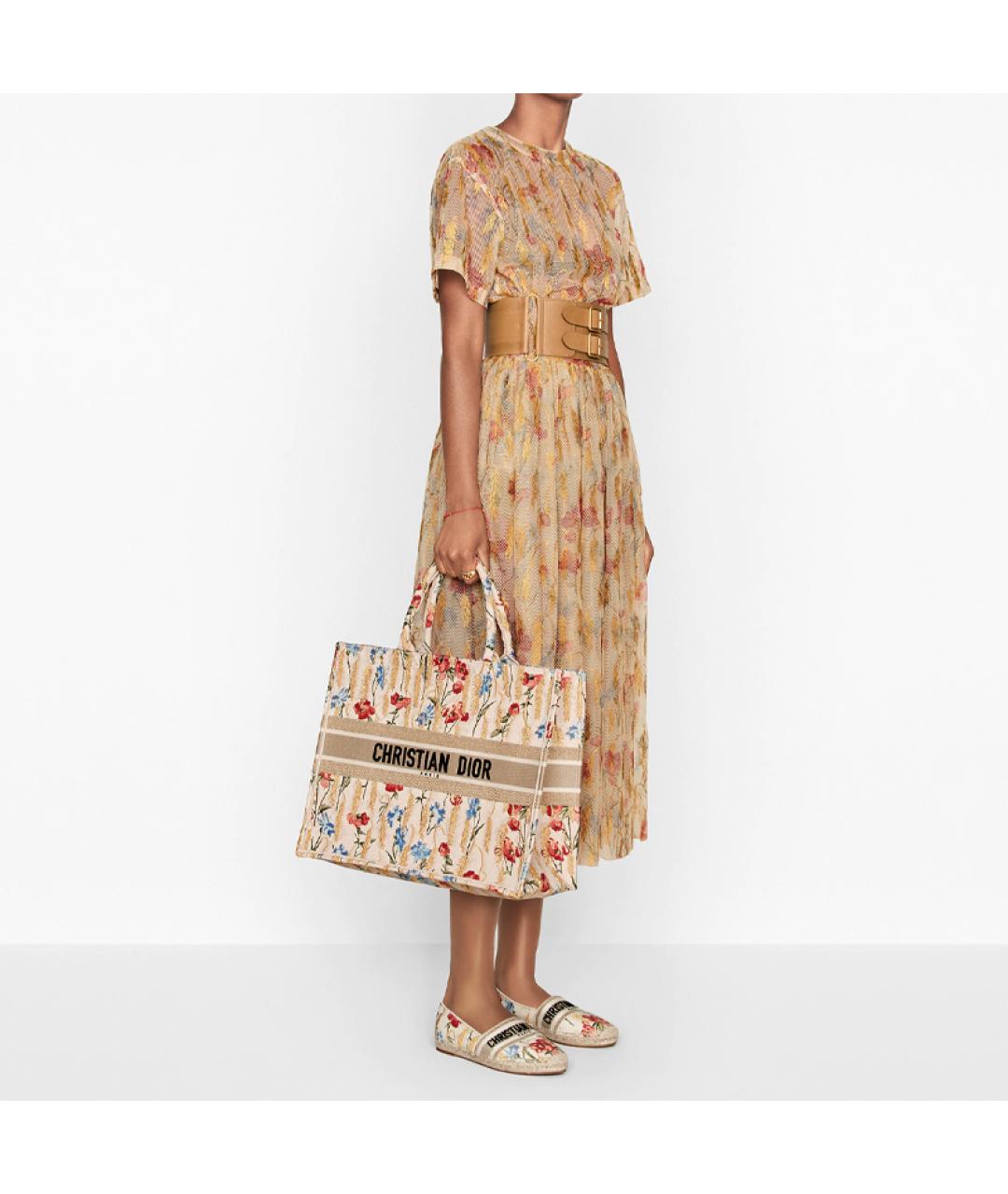 CHRISTIAN DIOR Бежевая сумка через плечо, фото 6