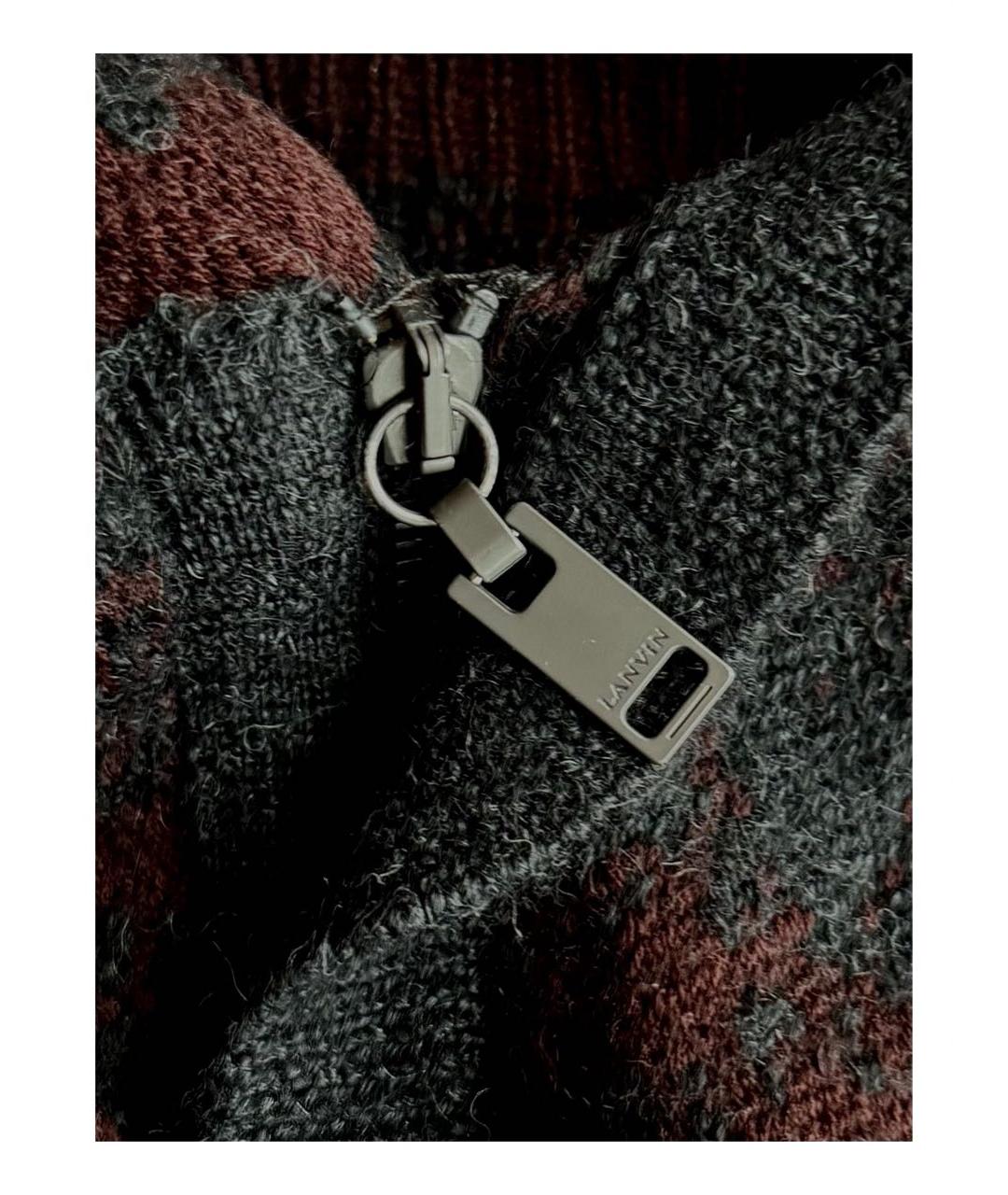 LANVIN Мульти шерстяной кардиган, фото 4