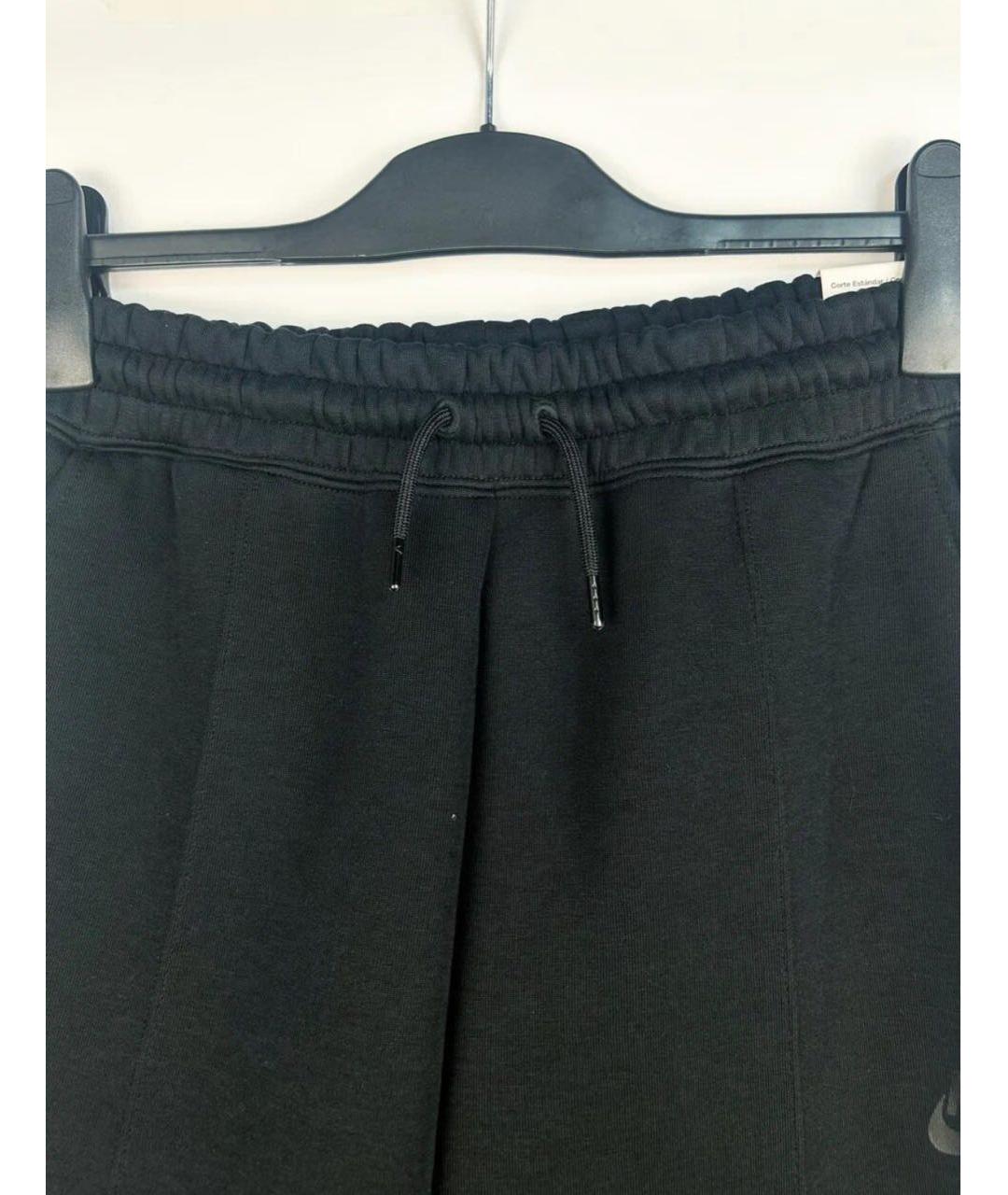 NIKE Черные хлопковые брюки и шорты, фото 3