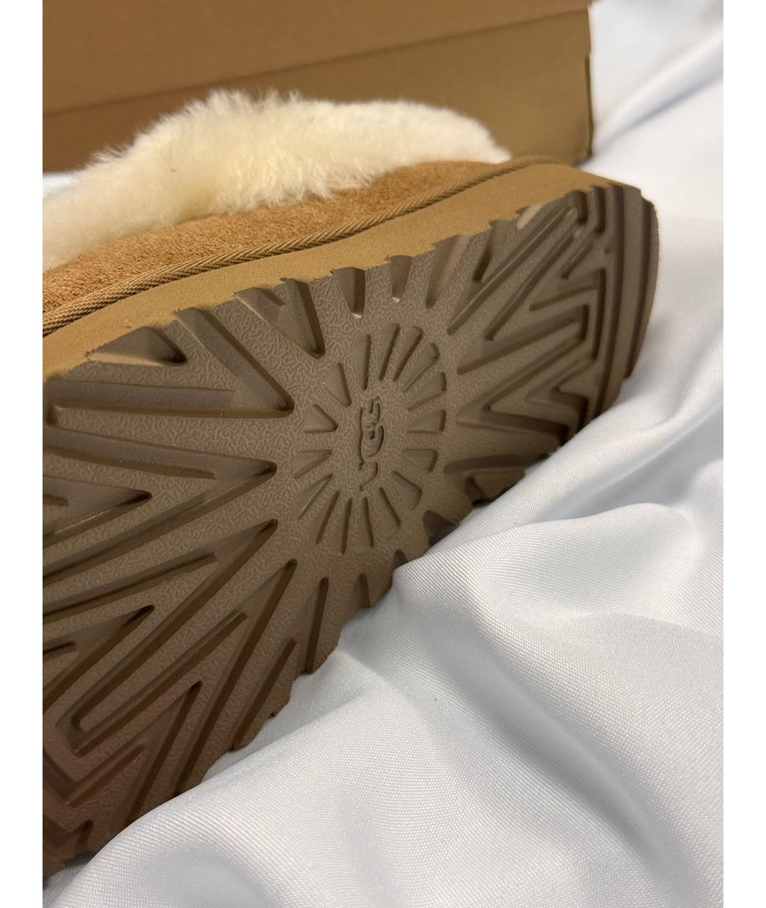 UGG AUSTRALIA Коричневые замшевые полусапоги, фото 7