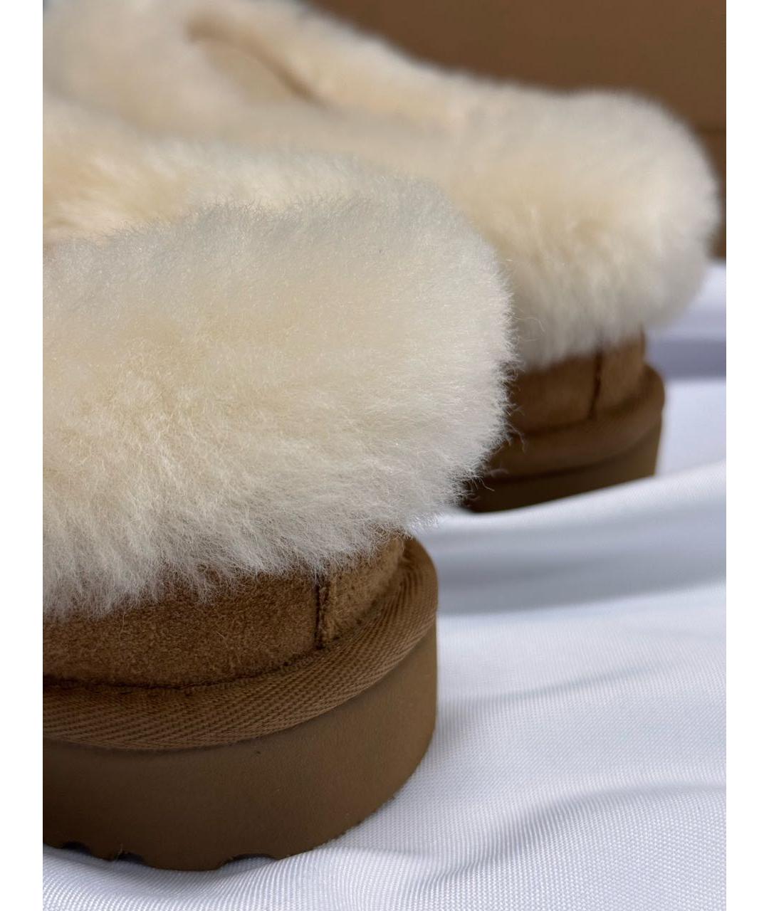 UGG AUSTRALIA Коричневые замшевые полусапоги, фото 6
