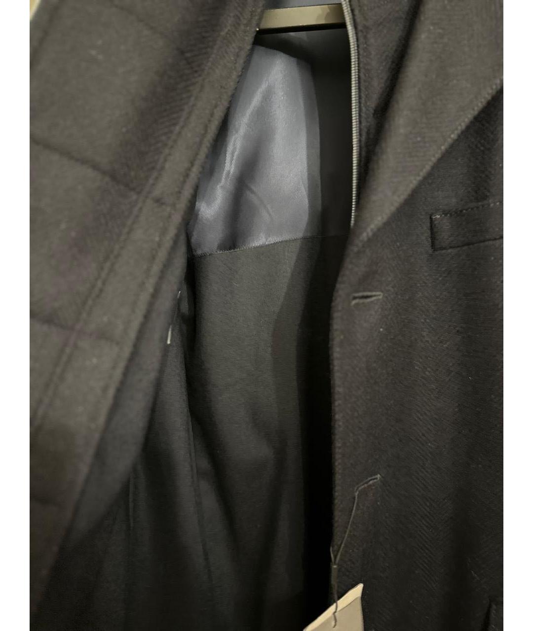 CORNELIANI Темно-синее шерстяное пальто, фото 5