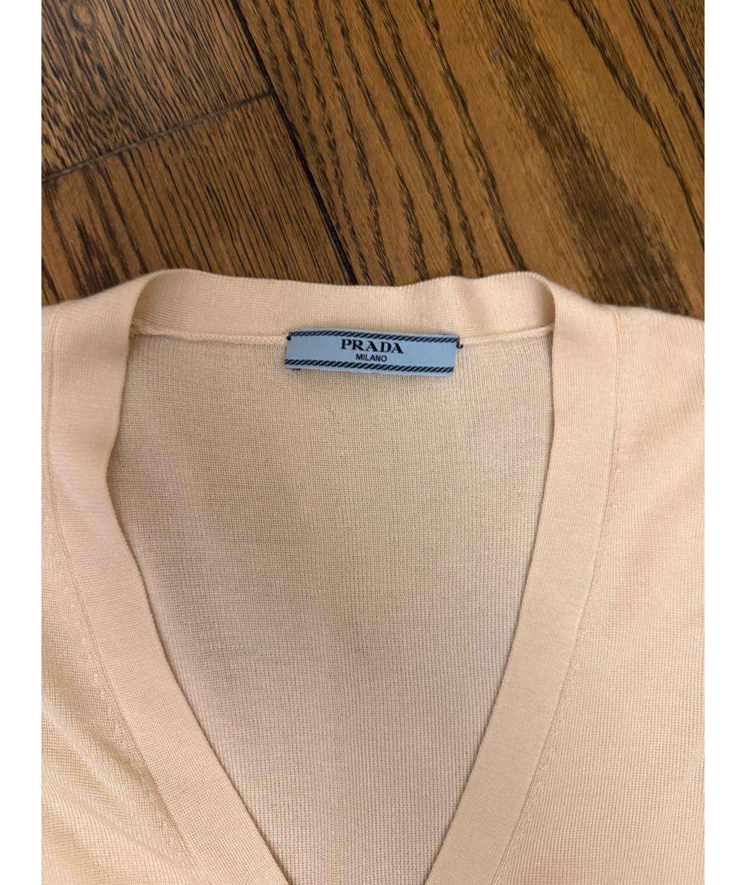 PRADA Бежевый кардиган, фото 3